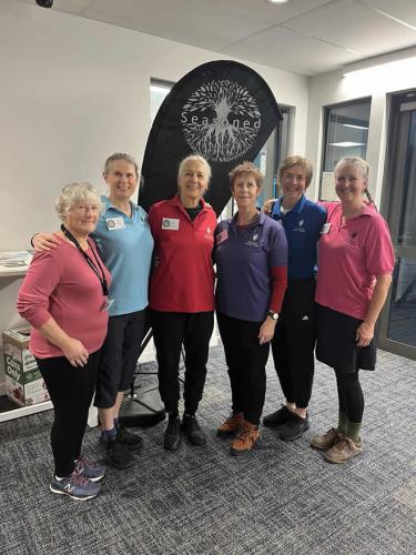 Alison, Inge, Jane, Shelley, Catherine and Davina on first day.